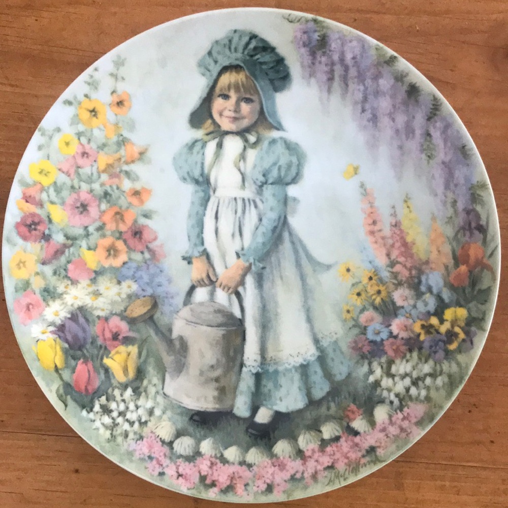 “Mary, Mary” Mother Goose Collector Plate